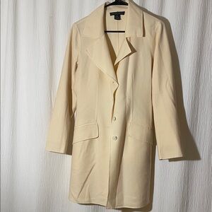 Shin Choi Cream Trench Coat